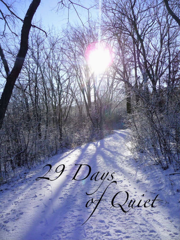 Being quiet…