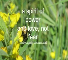 When you are afraid and can’t pray