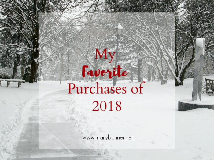 Mary Bonner shares her favorite Amazon purchases of 2018